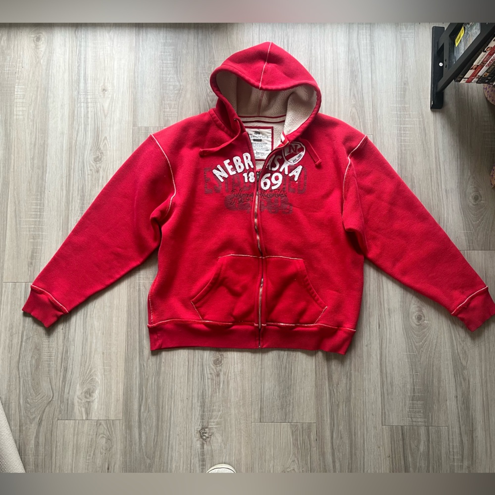 J. America Red Men's Hoodie